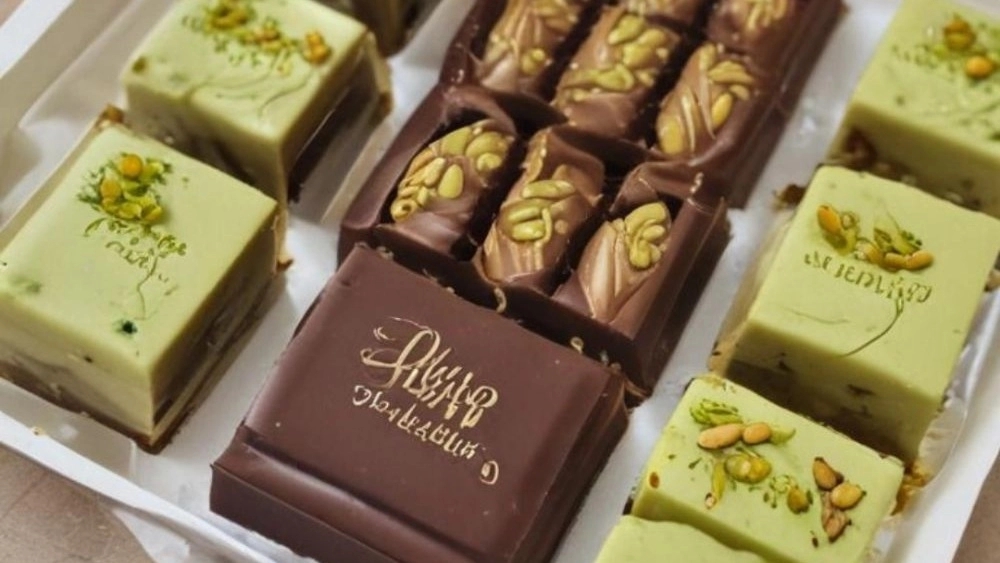 شکلات مغز پسته دبی