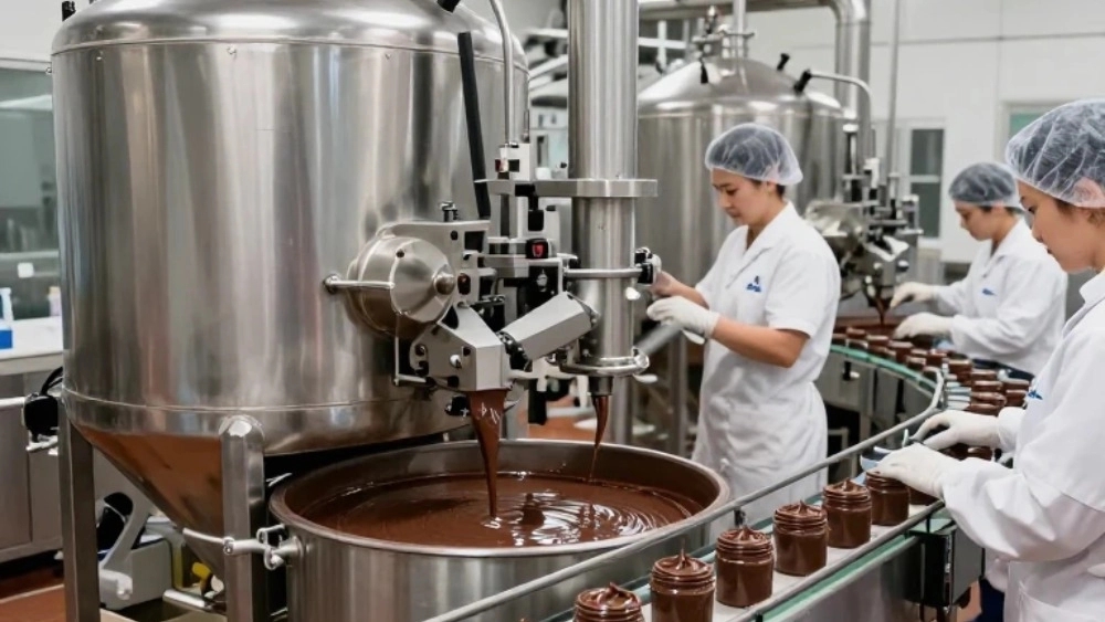 Breakfast chocolate production line in Tehran, guide from zero to one hundred processes and necessary equipment Breakfast chocolate production line in Tehran, guide from zero to one hundred processes and necessary equipment